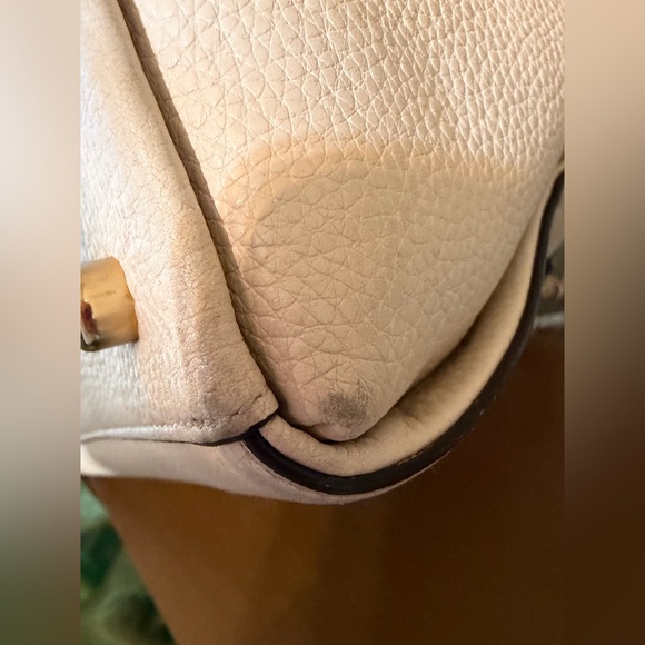 Coach Cream Mia Satchel with Animal Print Handles and Crossbody Strap - Picture 16 of 16